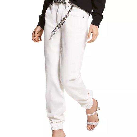 MICHAEL MICHAEL KORS Denim Joggers in Bone - Picture 3 of 3